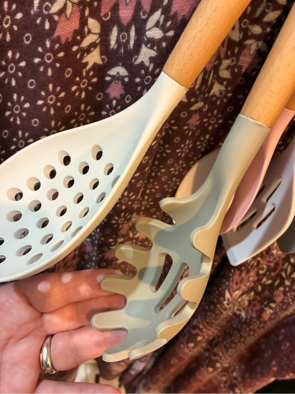 Wood Handle Kitchen Utensil Set